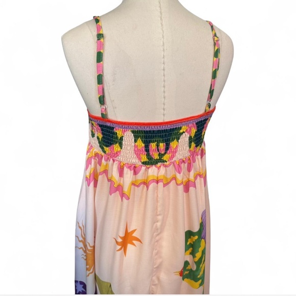 Colorful Maxi Dress with Abstract Print - Picture 8 of 9